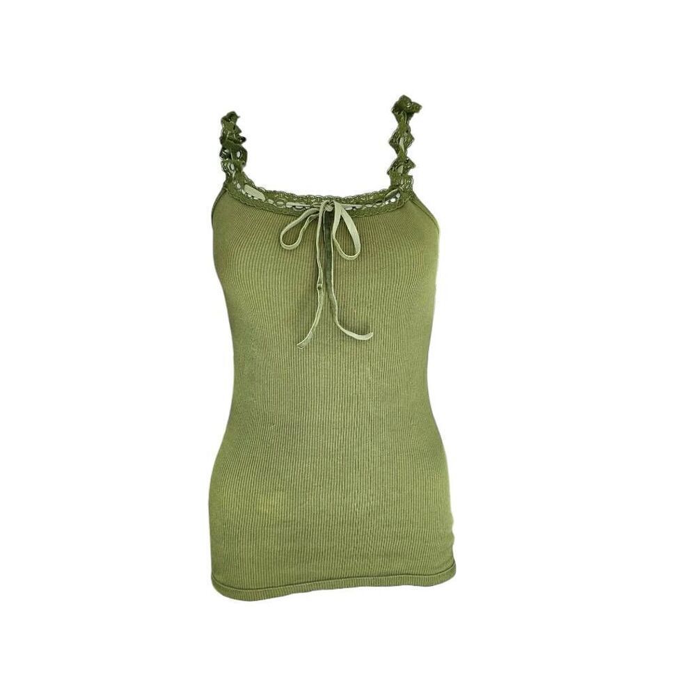 free people fairy lace bow cami top